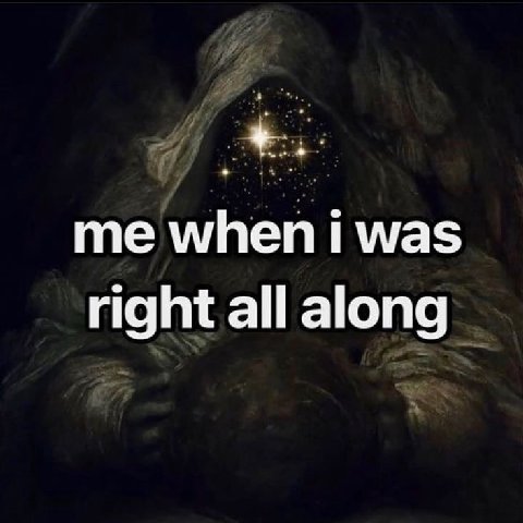 me мтеп was right all along