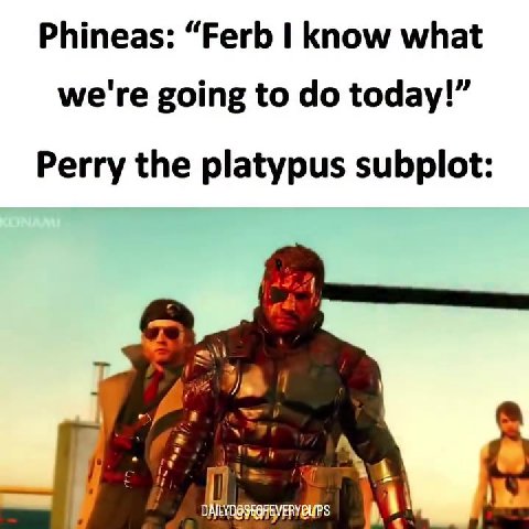 Perry the platypus subplot: