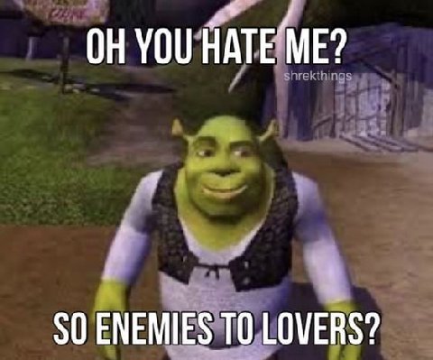 YOU SO ENEMIES ТО LOVERS?