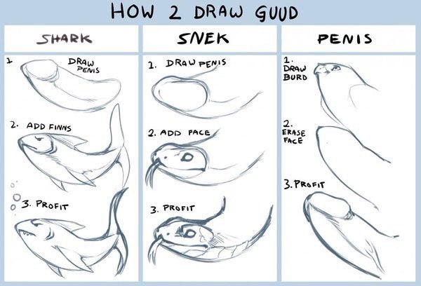 HOW 2 DRAW SNEK PENIS PENIS 2. 5 2. ADD Finns 2. ADP PACE ERASE РкоЕ 3.
