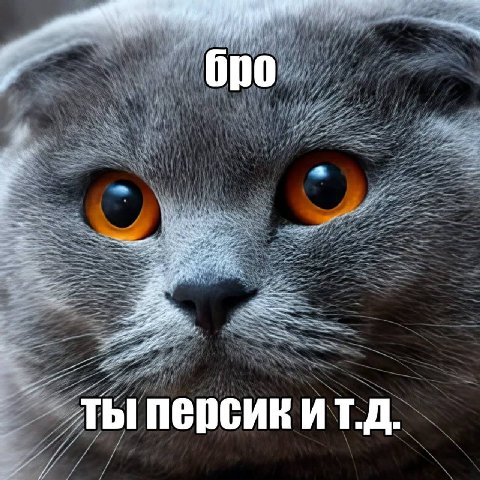 бро ты персик ит.д.