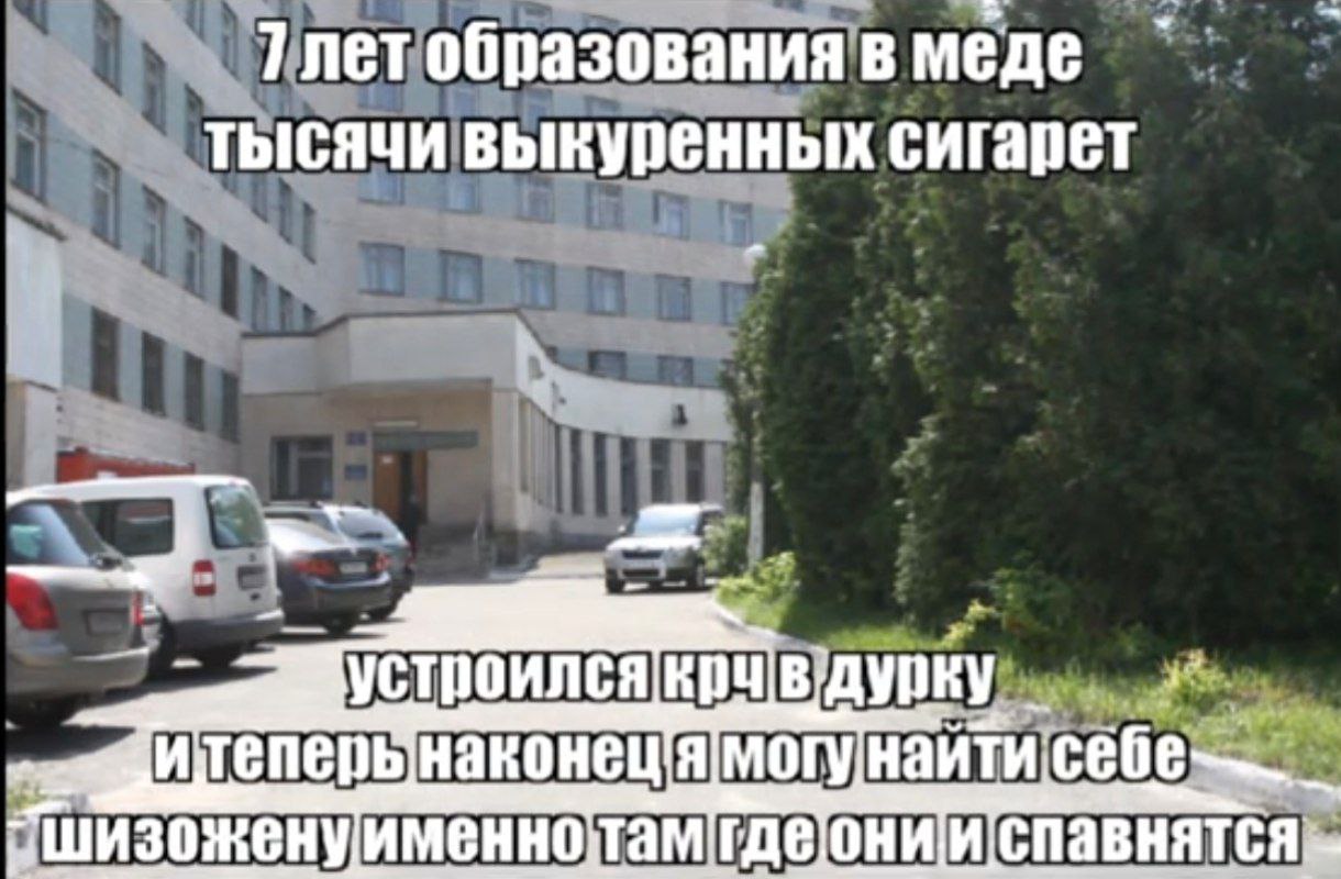 7лет образования в меде тысячи выкуренных сигарет