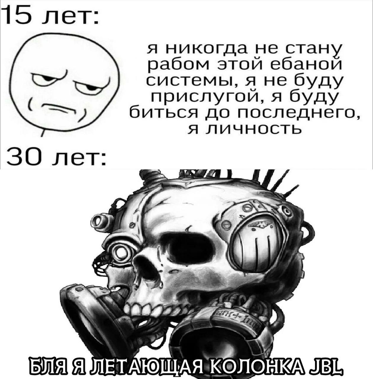 15 лет: я никогда не стану рабом этой ебаной системы, я не буду прислугой, я буду биться до последнего, я личность лет: эха КОЛОНКА