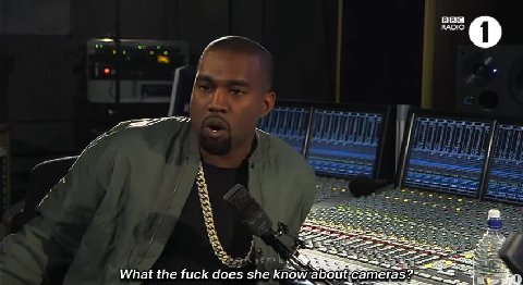 What the fuck does she know-about;cameras === Sen