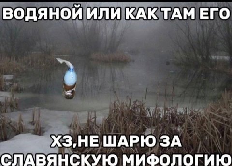 ВОДЯНОЙ ИЛИ КАК ТАМ ЕГО ШАРЮ ЗА СЛАВЯНСКУЮ МИФОЛОГИЮ