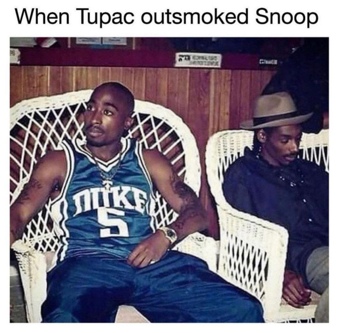 When Tupac outsmoked Snoop ANG i