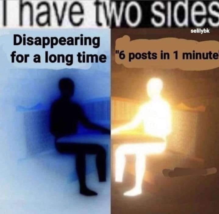 Disappearing Гога long time 1 minute