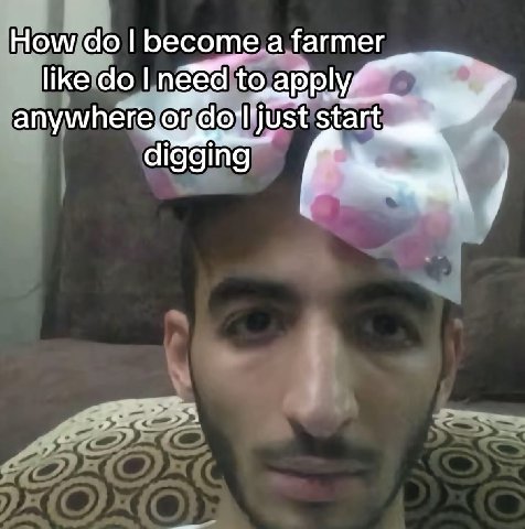 become.a farmer like start digging