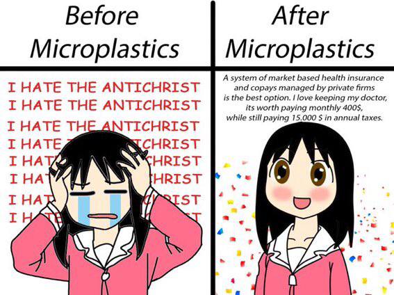 Веюге After Microplastics Microplastics A system of market based health insurance I HATE THE ANTICHRIST is the best option. love keeping my doctor, and copays managed private firms I HATE THE ANTICHRI