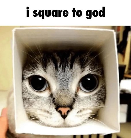 i square to god