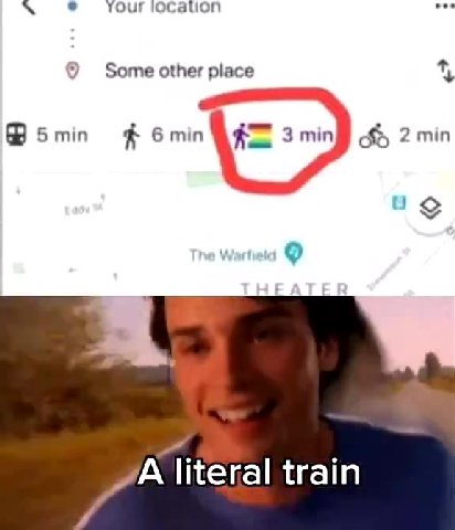 2 Some other place a A literal train} t ь ® Your юсачцоп eee Bsmin ХХ 6minQKT 3 ming gf 2 min