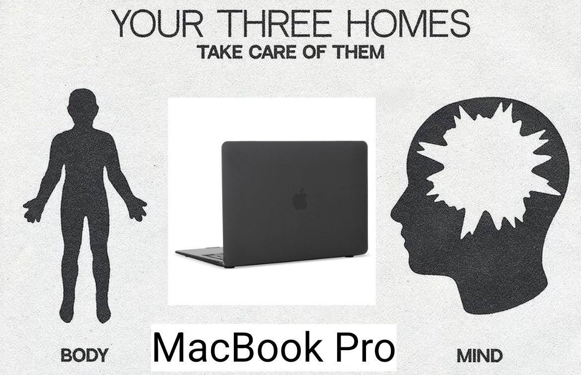 YOUR THREE HOMES TAKE CARE OF THEM MacBook Pro MIND