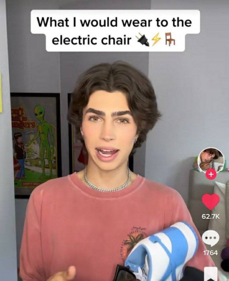 What would wear to the electric chair 62.7К
