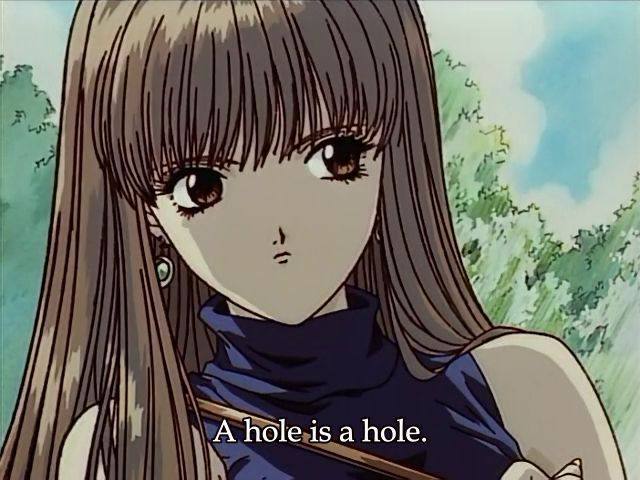 A hole is a hole.