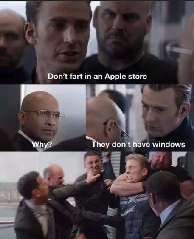Don’t fart in an store гра Why? They don’t have windows