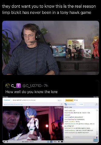 they dont want you to know this 1$ the real reason limp bizkit has never been a tony hawk дате How well you know the lore new HED TRACK <URL 11:49 limpCesartan: hahahahaha always, who are у you writin