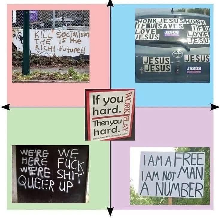 calli i ОМК KILL LIOVE JESUS THE 15 the ESU JESUS If you hard. hard. WE'RE HERE FUCK IAM WERE МОТ QUEER Up UMBER