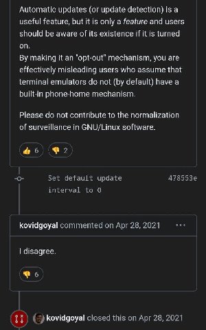 Ratio + didn't ask + no bitches

Github issues edition