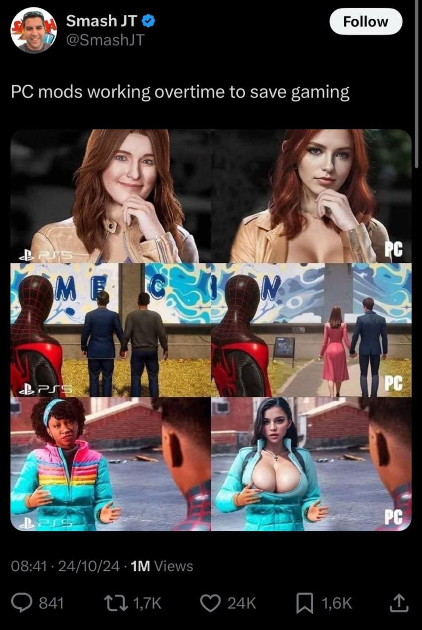 Smash у @SmashJT mods working overtime to save gaming у A А Б 08:41 24/10/24 Views 841 vii