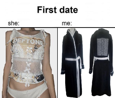 First date she: me