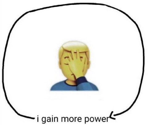 i gain more power&