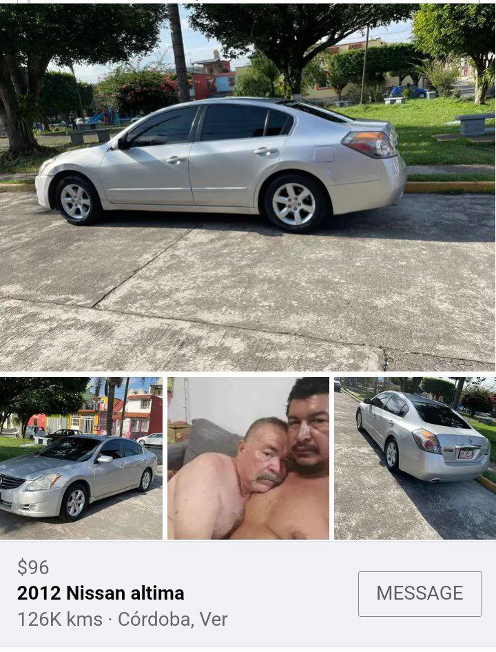В. к 7 С a $96 2012 Nissan altima MESSAGE kms Cordoba, Ver