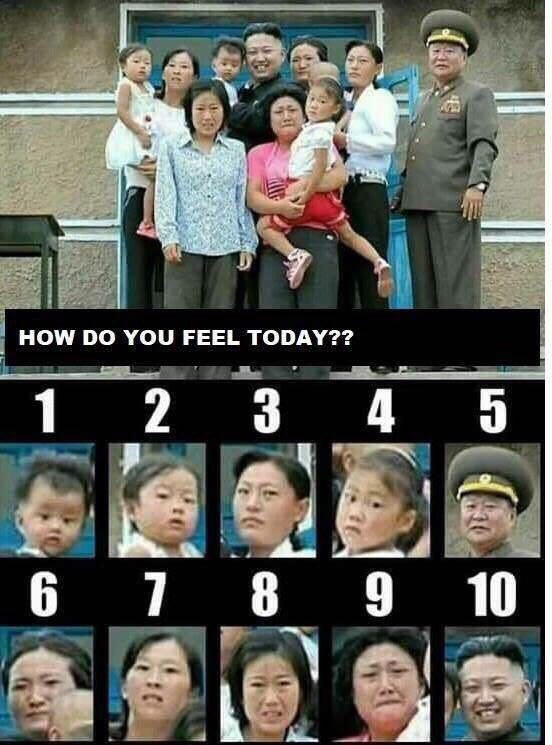 HOW YOU FEEL TODAY?? 1 2 3 10