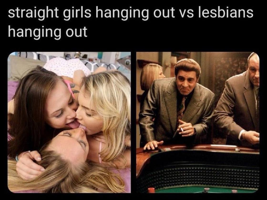 Straight girls hanging out lesbians hanging out