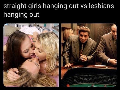 Straight girls hanging out lesbians hanging out