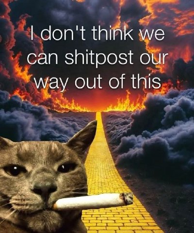 don't think we can our way out of this