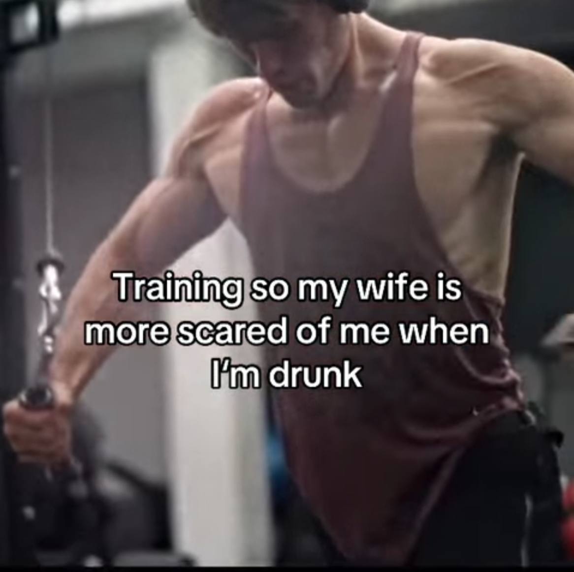 4 my wife is тогебсагеа of me when drunk