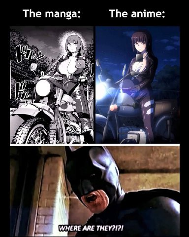 The manga: The anime: WHERE АВЕ