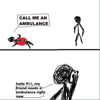 CALL AN AMBULANCE hello 911, my friend needs right пом