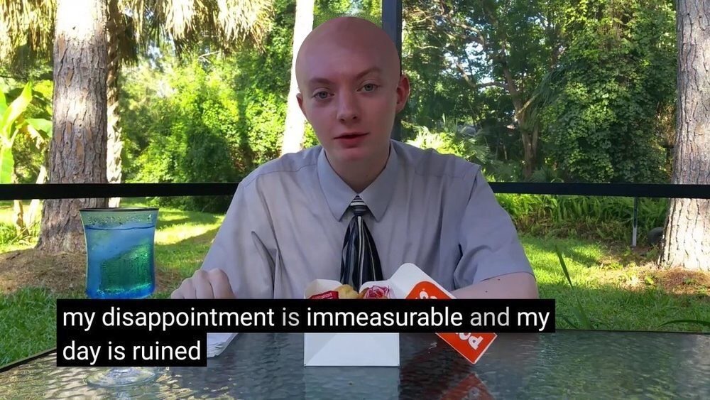 я my disappointment is immeasurable and my day Is