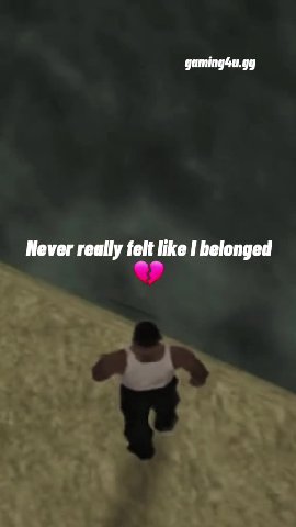 Never really felt like | belonged