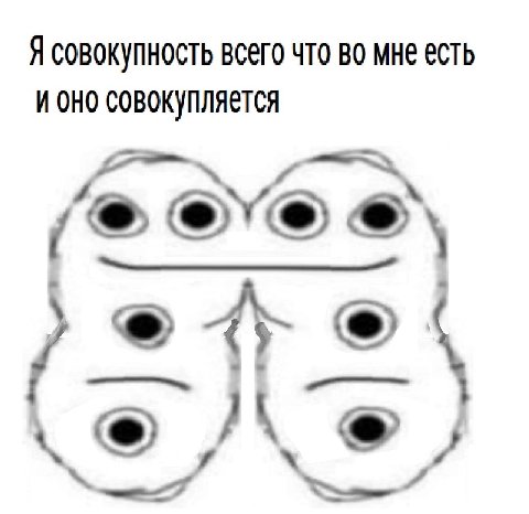 Я СОВОКУПНОСТЬ всего что Мне есть И OHO