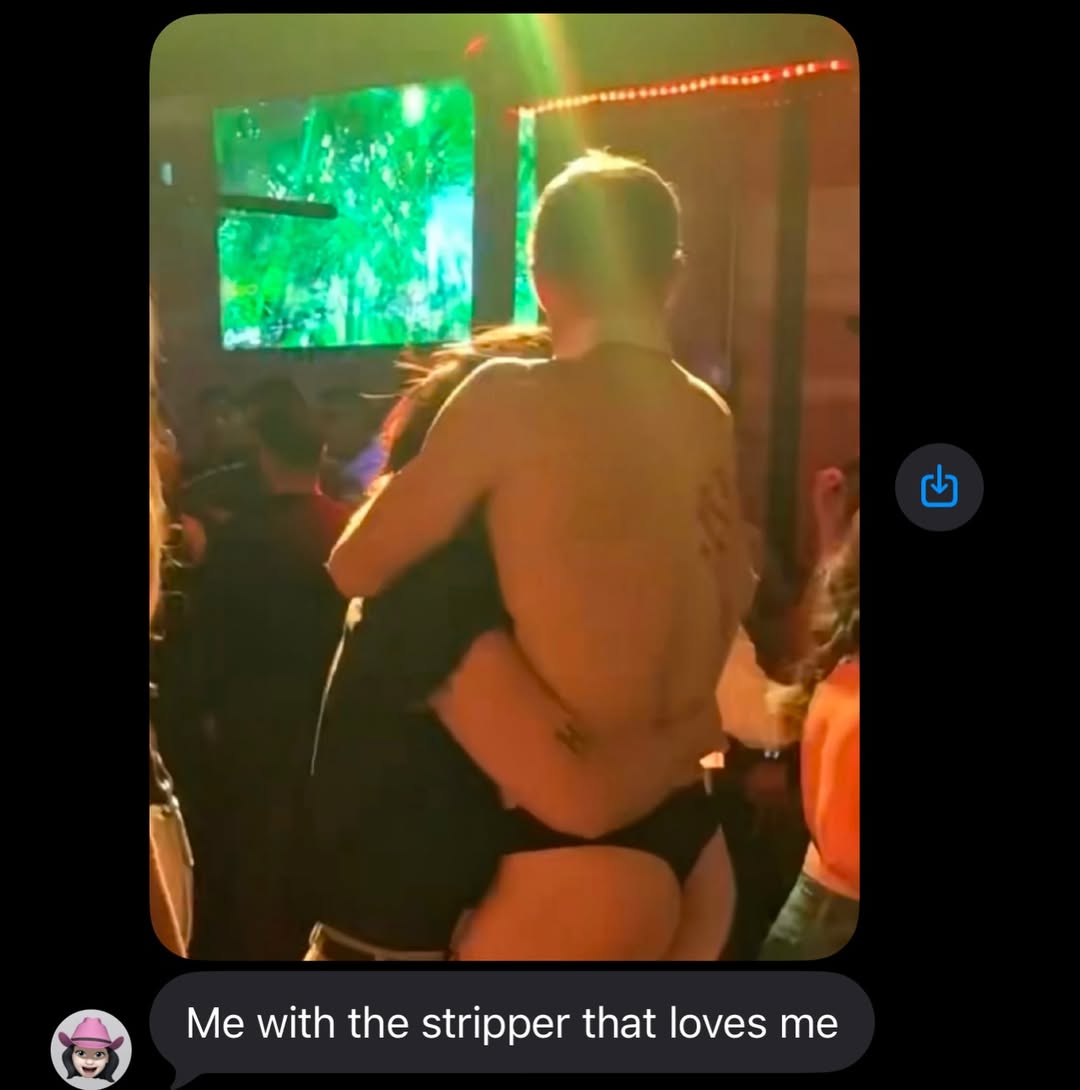 Me with the stripper that loves me