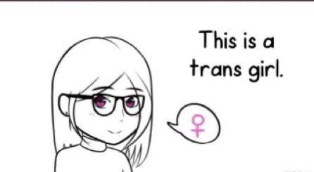 This is a trans girl.