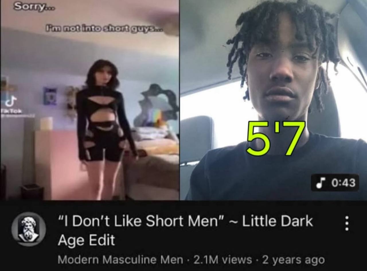 i у 0:43 (3) Don't Like Short Men” Little Dark “7” Аде Edit Modern Masculine Men views 2 years ago