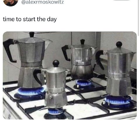 у time to start the day у a