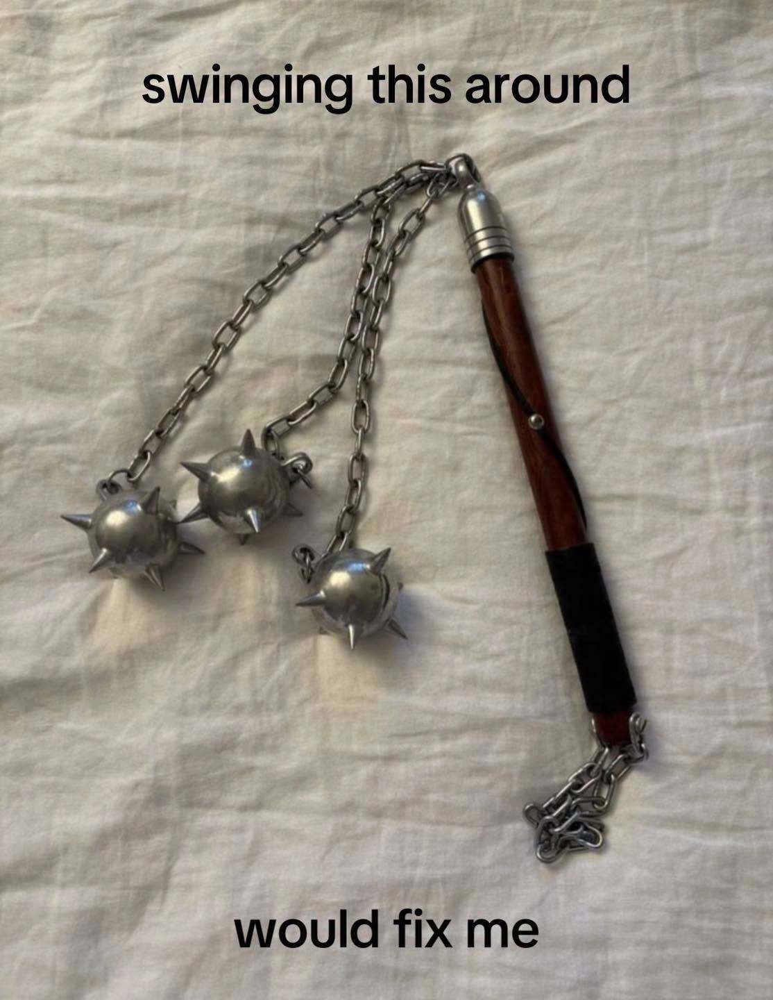 swinging this around 7 would fix me