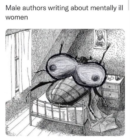 Male authors writing about mentally ill women и i А a к.