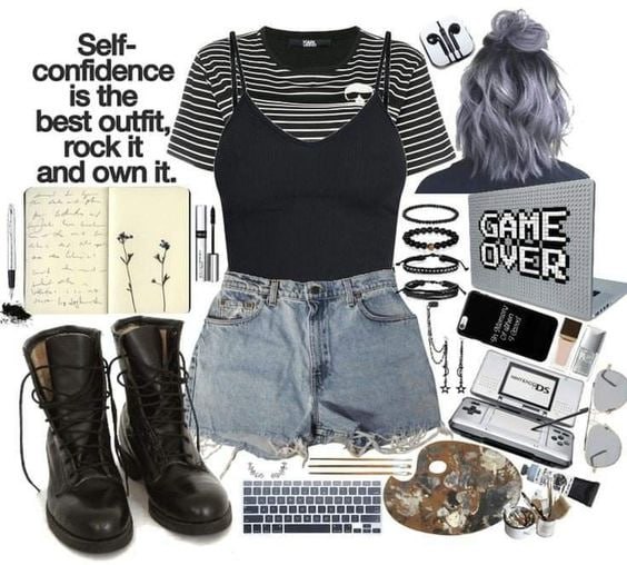 Self- confidence 15 best outfit, rock it a and own it. a