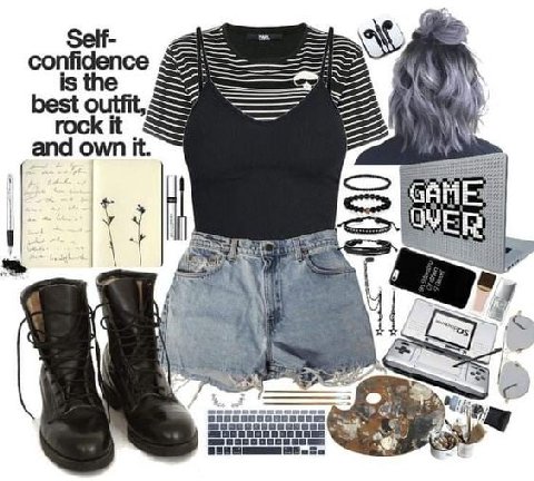 Self- confidence 15 best outfit, rock it a and own it. a