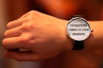 соскребать A слизь стен подвала