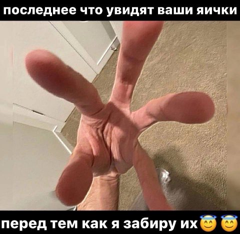 последнее что увидят ваши яички НЕ перед тем как я забиру