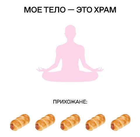МОЕ ТЕЛО ЭТО ХРАМ ПРИХОЖАНЕ: