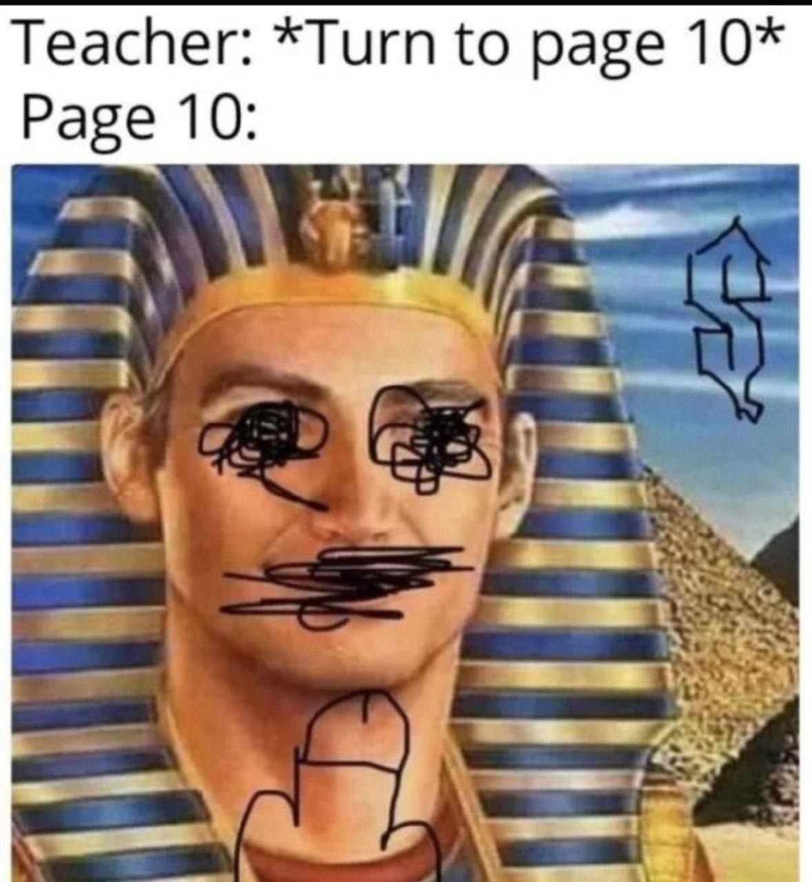 Teacher: *Turn to page 10* Page 10:
