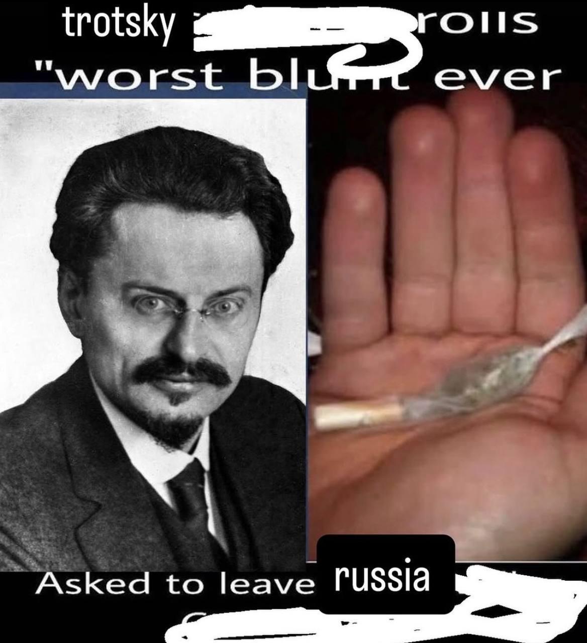trotsky ever Asked to leave russia