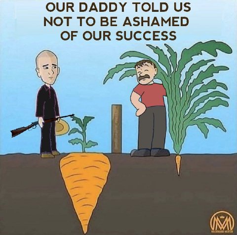OUR DADDY TOLD NOT TO BE ASHAMED OF
